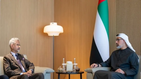 Jaishankar meets Crown Prince of Abu Dhabi, discusses “further advancement of India-UAE partnership”