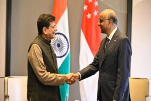 Union Minister Piyush Goyal meets Singapore President, discusses ways to enhance relations