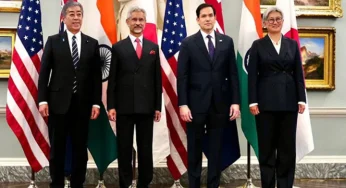 Quad nations commit to strengthen regional maritime, supply chain security in Indo-Pacific