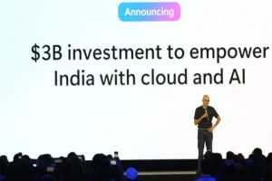 Microsoft to invest USD 3 billion in India to expand AI, cloud infra