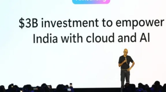 Microsoft to invest USD 3 billion in India to expand AI, cloud infra