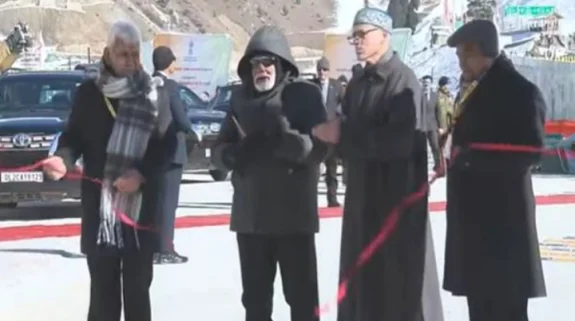 J-K: PM Modi inaugurates Z-Morh Tunnel in Sonamarg