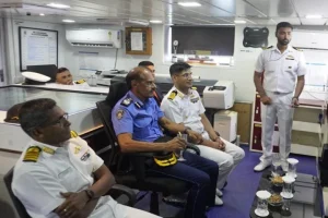 INS Sarvekshak completes first phase of joint hydrographic survey in Mauritius