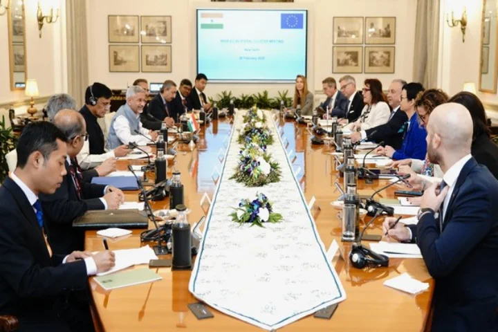 India, EU hold bilateral cluster meeting, discuss connectivity, IMEC, security