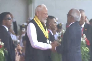 PM Modi receives Highest National Award of Mauritius