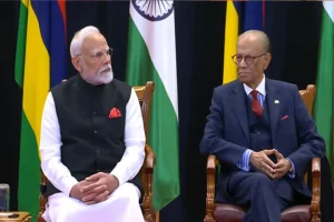 “PM Modi and myself have agreed on a Joint Vision Document for enhanced strategic partnership,” Mauritius PM