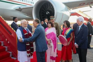 “Wonderful opportunity to engage with valued friend,” says PM Modi on arrival in Mauritius