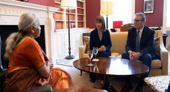 UK Chancellor, Finance Minister Sitharaman announces USD 400 million in new trade