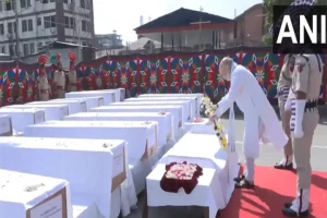 Srinagar: Union Home Minister Amit Shah pays tribute to Pahalgam terror attack victims