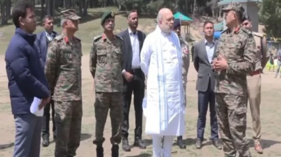 Union Home Minister Amit Shah reviews security situation at Pahalgam terror site as NIA joins probe