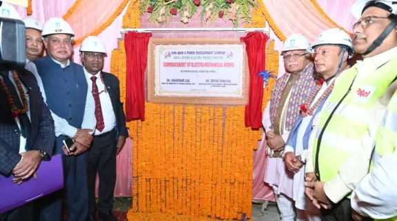 Nepal: Indian Energy Minister Khattar reviews progress of Arun-III Hydel Project