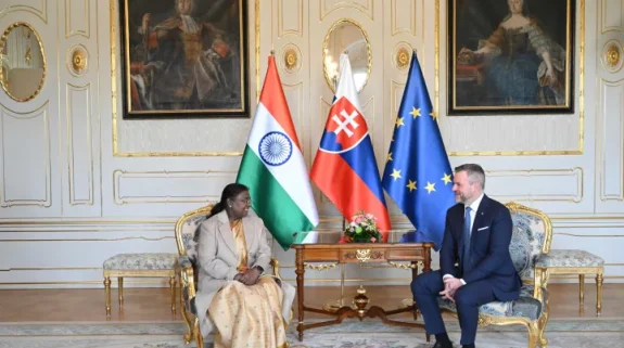 President Murmu, Slovakian counterpart Pellegrini agree to work towards strengthening bilateral ties
