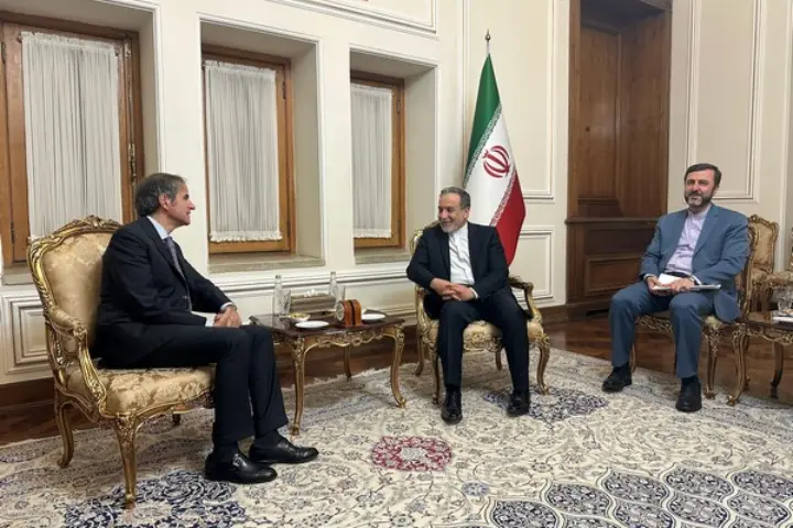 IAEA chief Grossi meets Iran FM Araghchi, stresses need for nuclear cooperation