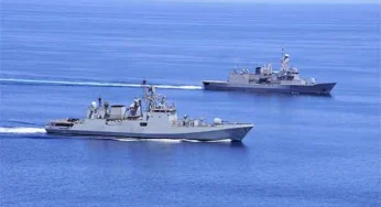 INS Tarkash undertakes Passex with New Zealand Navy in Gulf of Aden