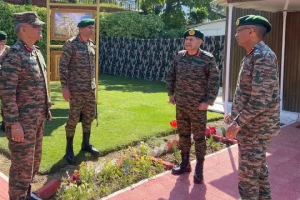 J-K: Indian Army Chief General Upendra Dwivedi reviews security situation in Srinagar