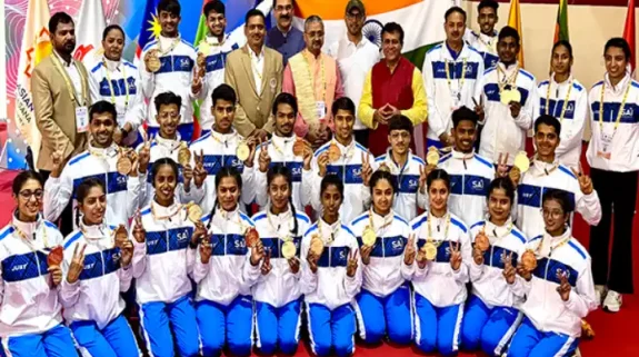 India wins big at 2nd Asian Yogasana Sport Championship with record 83 Gold Medals!