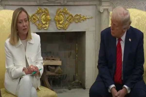 Trump ‘100%’ confident of trade deal with EU during Italian PM Meloni’s US visit