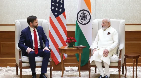 “Great leader”: US VP Vance lauds PM Modi during his India visit
