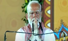Bihar: PM Modi observes one-minute silence for Pahalgam terror attack victims; chants 'Om Shanti'