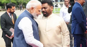 PM Modi meets Sri Lankan President at Presidential Secretariat in Colombo