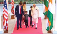 PM Modi welcomes US Vice President JD Vance and family at his official residence