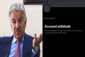 Pakistan Defence Minister’s ‘X’ account withheld in India