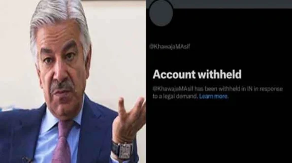 Pakistan Defence Minister’s ‘X’ account withheld in India
