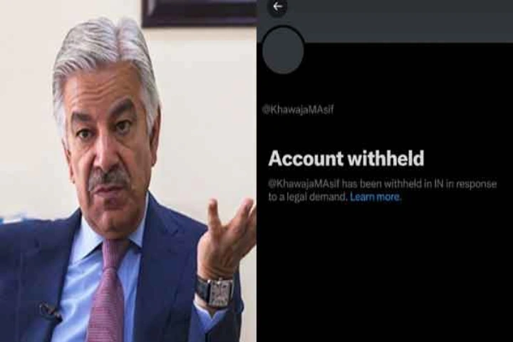 Pakistan Defence Minister’s ‘X’ account withheld in India