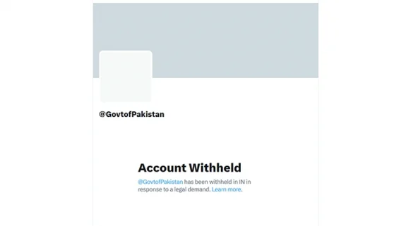 Pakistan government’s X handle withheld in India following Pahalgam terror attack