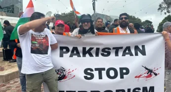 Indian community in Melbourne protest against Pakistan-backed terrorism