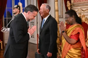 Portugal: President Murmu attends banquet hosted in her honour by Portguese counterpart Rebelo de Sousa
