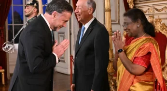 Portugal: President Murmu attends banquet hosted in her honour by Portguese counterpart Rebelo de Sousa