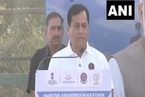 Shipping Minister Sarbabanda Sonowal flags off Maritime Awareness Walkathon on National Maritime Day