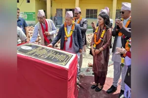 Nepal: Foundation stone laid for construction of school building with Indian aid