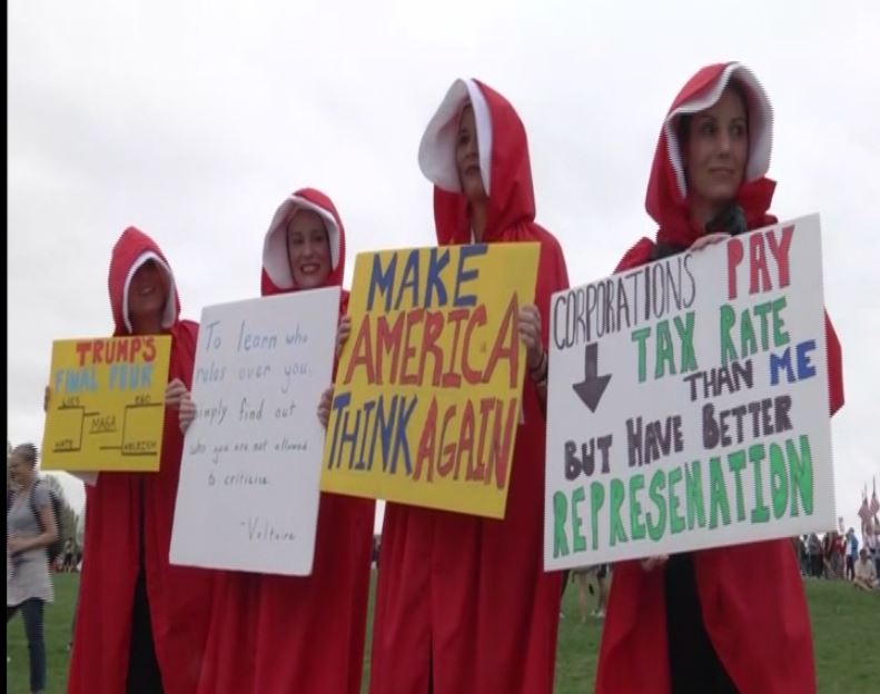 Nationwide protests erupt against Trump's policies, including tariffs