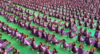 Andhra Pradesh: 20,000 students perform 108 Surya Namaskarams in Araku Valley, set World record